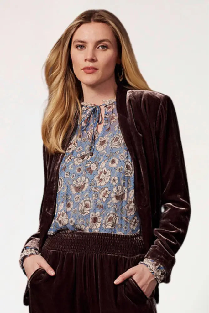 Beatrix Jacket | Chocolate - Blazers
