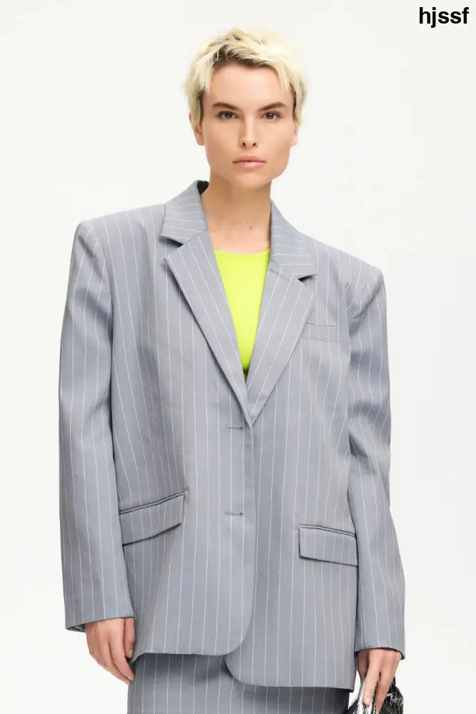 Fija Blazer | Dusty Blue - Blazers