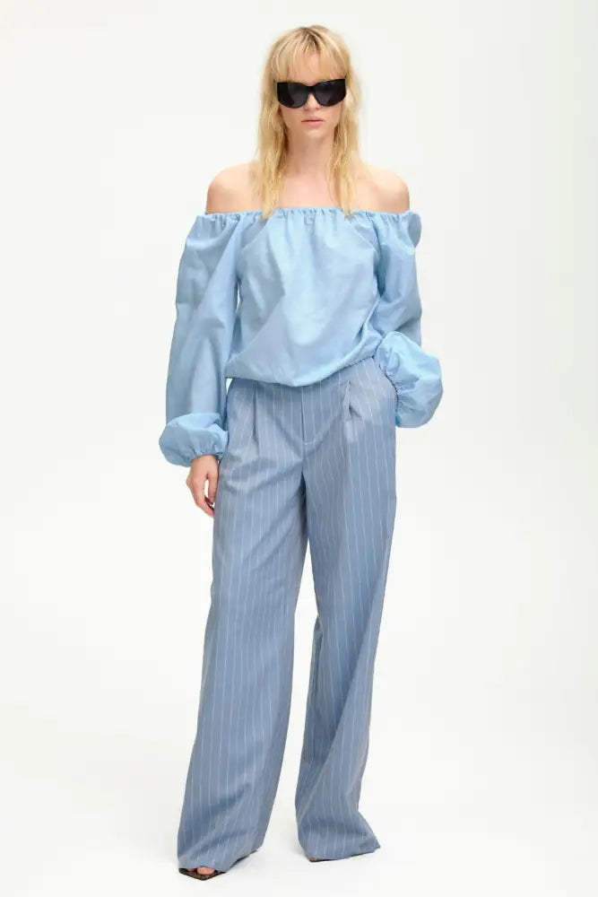 Fija Trousers | Dusty Blue - Pants