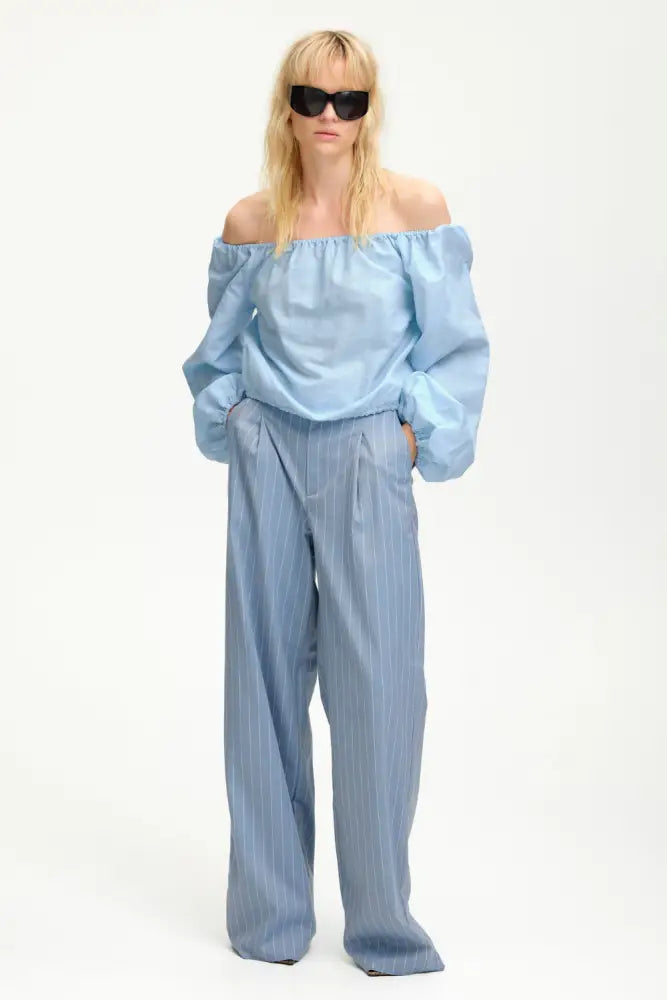 Fija Trousers | Dusty Blue - Pants