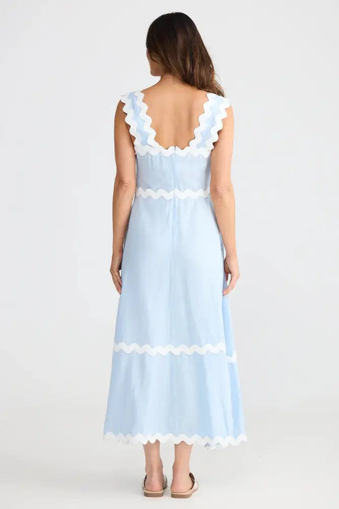 Marlo Midi Dress | Sky Blue - Dresses