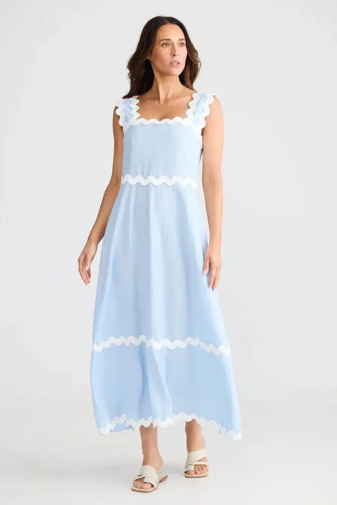 Marlo Midi Dress | Sky Blue - Dresses