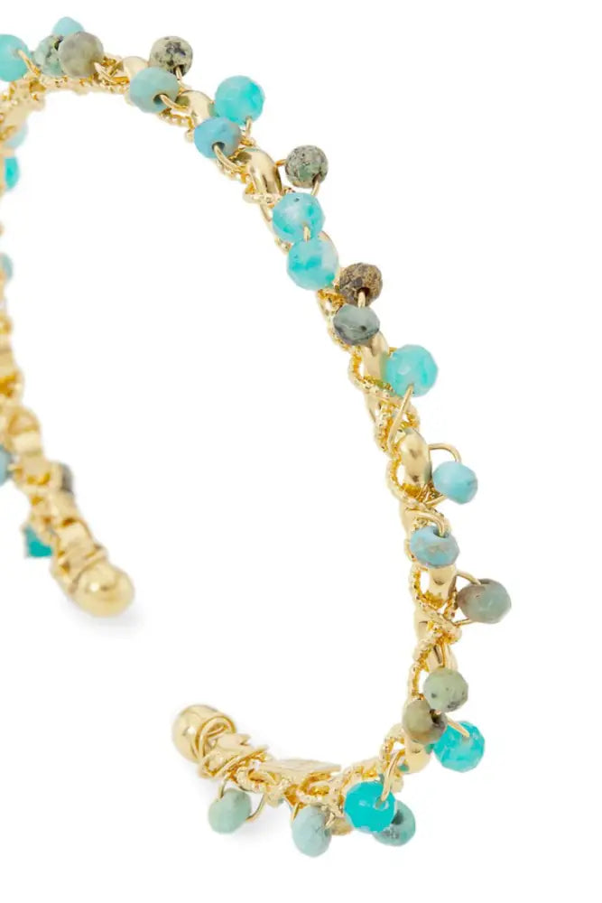 Orphee Jonc O Bracelet in Turquoise - Bracelets & Bangles