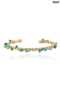 Orphee Jonc O Bracelet in Turquoise - Bracelets & Bangles