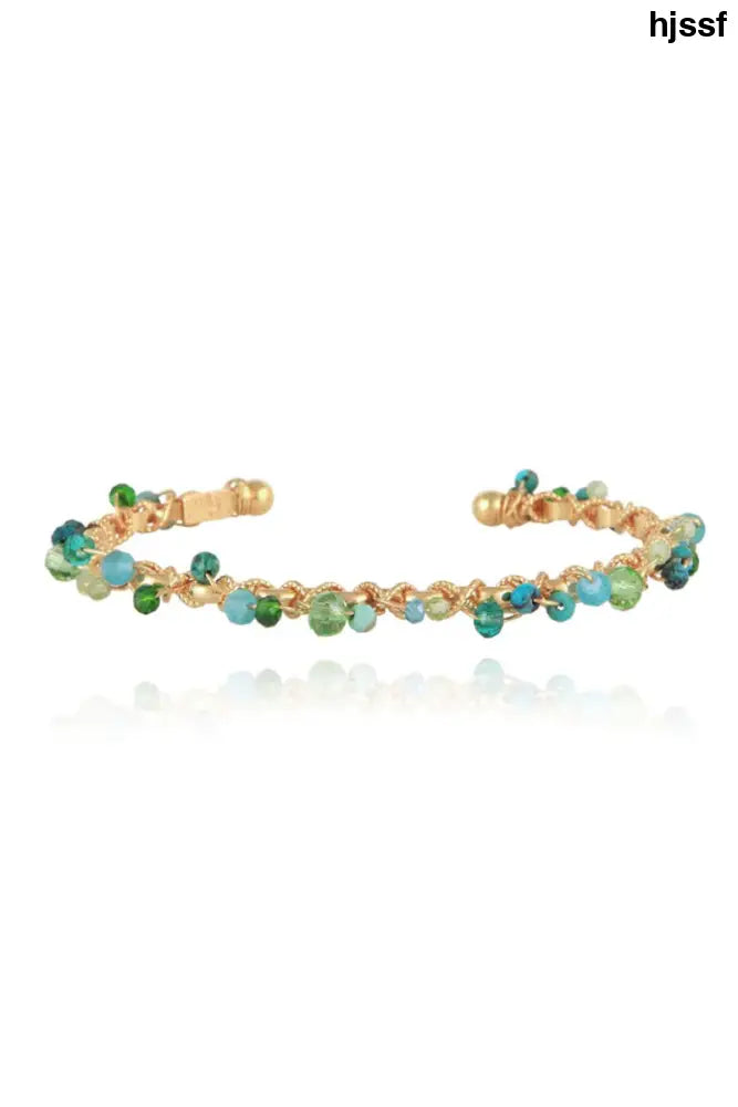 Orphee Jonc O Bracelet in Turquoise - Bracelets & Bangles