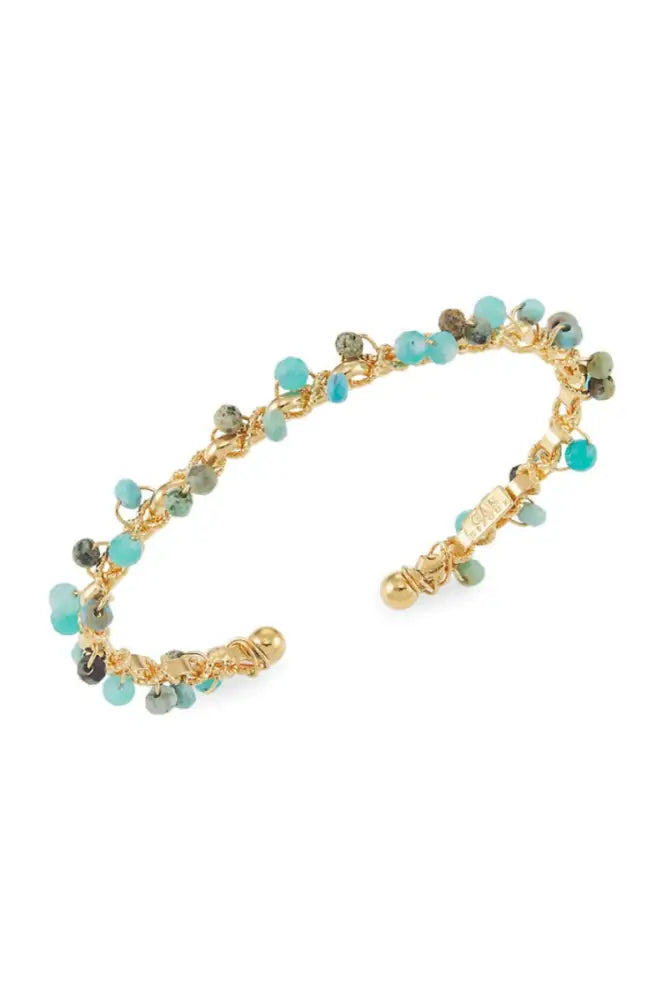 Orphee Jonc O Bracelet in Turquoise - Bracelets & Bangles