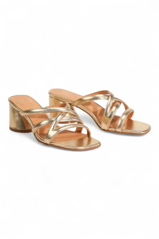 Petra Heel | Champagne - 37 - Heels & Wedges