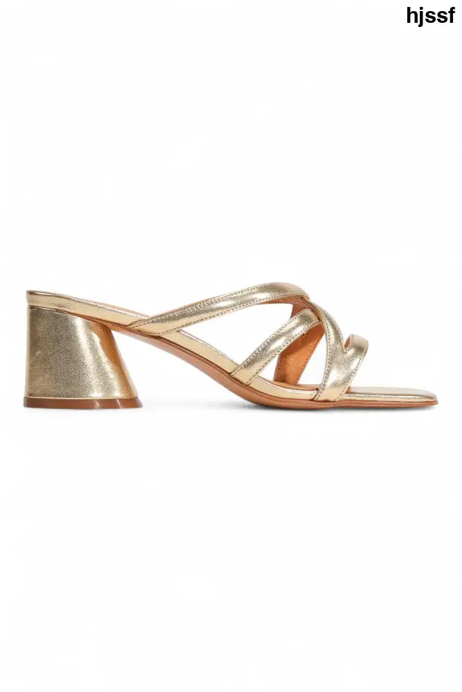 Petra Heel | Champagne - Heels & Wedges
