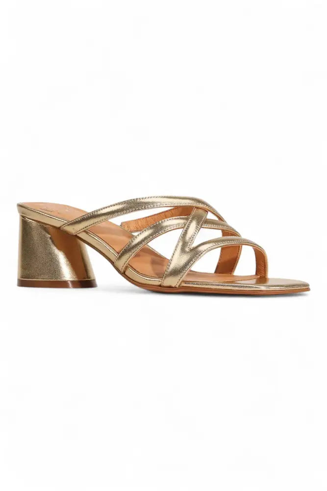 Petra Heel | Champagne - Heels & Wedges