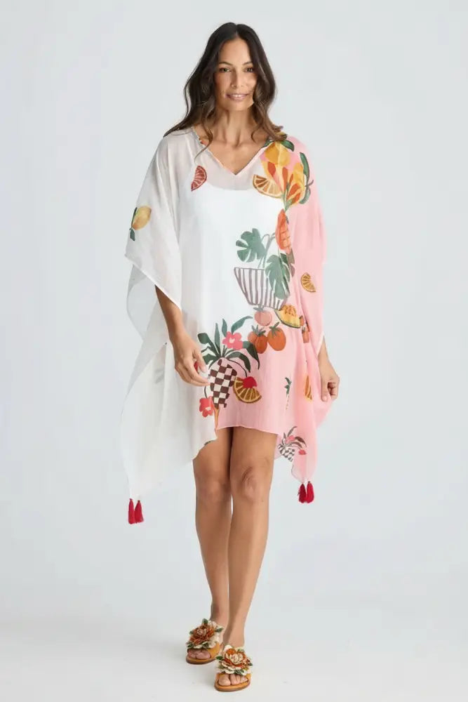 Stella Kaftan | Tropical Fruit Print - One size - Dresses