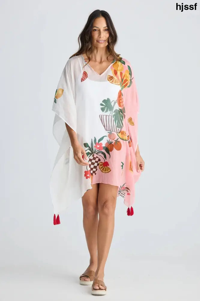 Stella Kaftan | Tropical Fruit Print - One size - Dresses