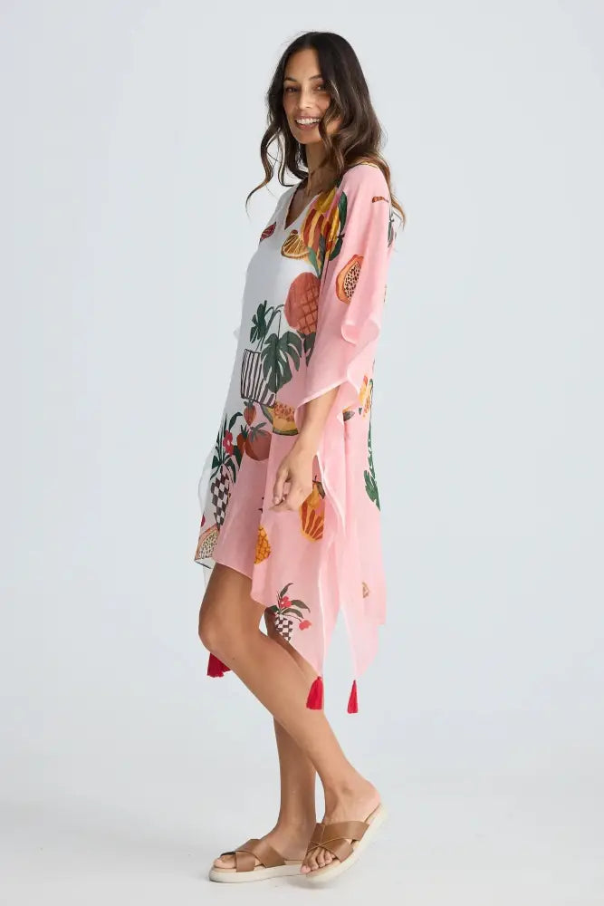 Stella Kaftan | Tropical Fruit Print - One size - Dresses