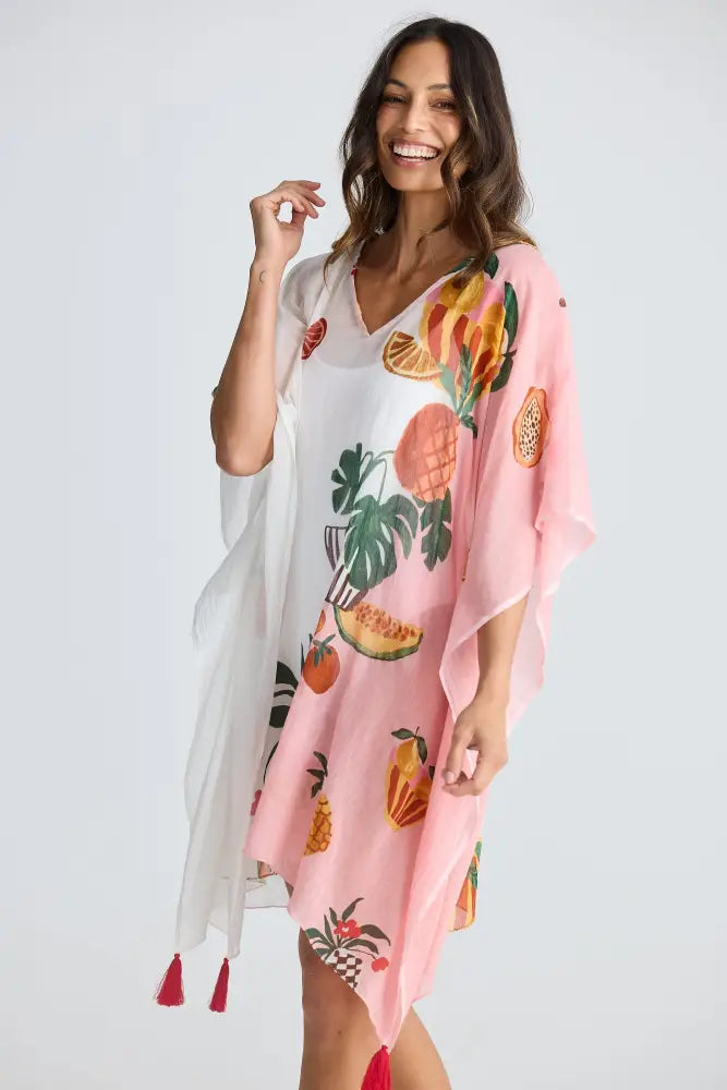 Stella Kaftan | Tropical Fruit Print - One size - Dresses