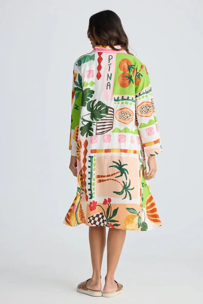 Stella Shirt Dress | Tropical Fiesco - Dresses