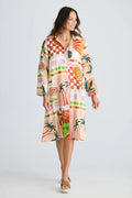 Stella Shirt Dress | Tropical Fiesco - S/M - Dresses