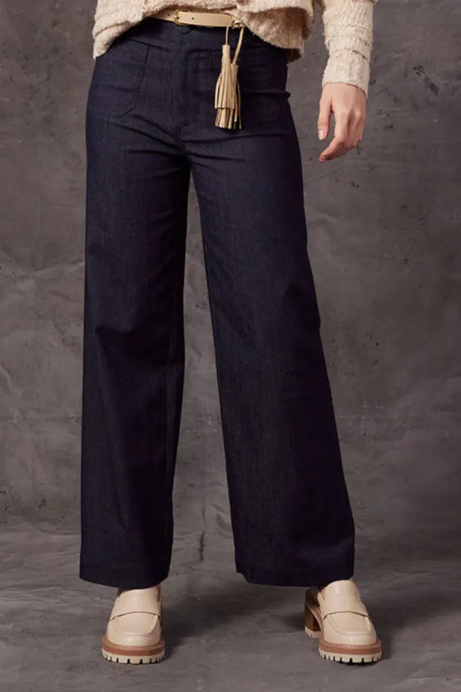 Ursula Pant | Indigo Denim - Pants