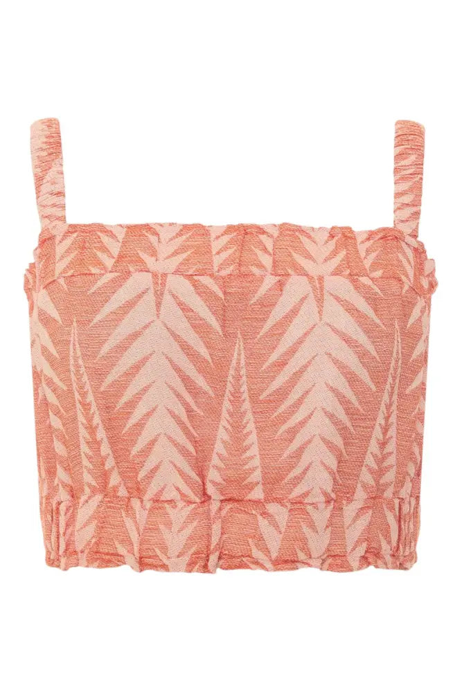 Zakar Crop Top & Pant Set | Finikas Mandarin - Clothing Sets
