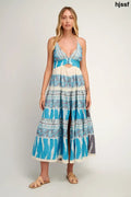Zakar Maxi Dress | Scorpios Blue - XS/S - Dresses