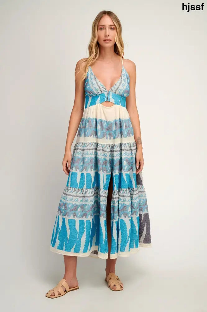 Zakar Maxi Dress | Scorpios Blue - XS/S - Dresses